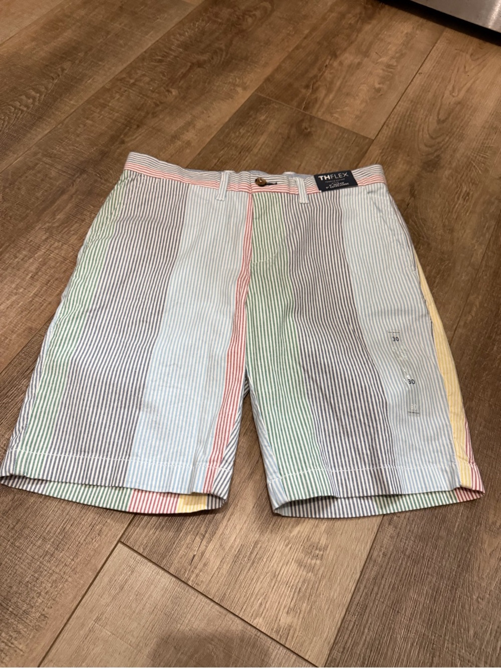 Men’s Tommy Hilfjnger Multi-Color Seersucker Shorts